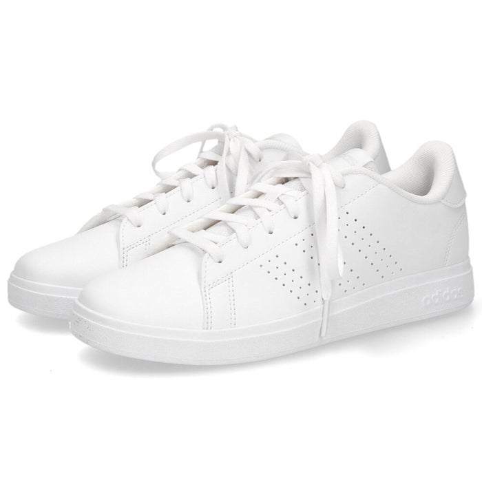 アディダス スニーカー ジュニア キッズ レディース 白 adidas アドバンコート ベース 2.0 J IH8123 ID3889 IE8688 ID3888 ホワイト シューズ 通学 通勤 普段履き カジュアル 靴 adidas