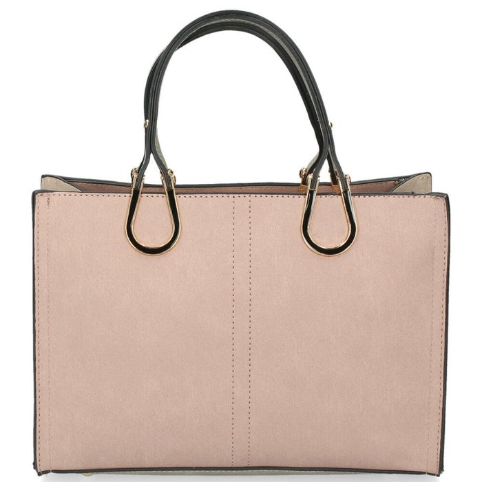 トートバッグ レディース 小さめ 通勤 通学 2WAY ショルダー ハンドバッグ 肩掛け 斜め掛け 仕切り ファスナー付き おしゃれ きれいめ 37880T ラムモード LAMBMODE