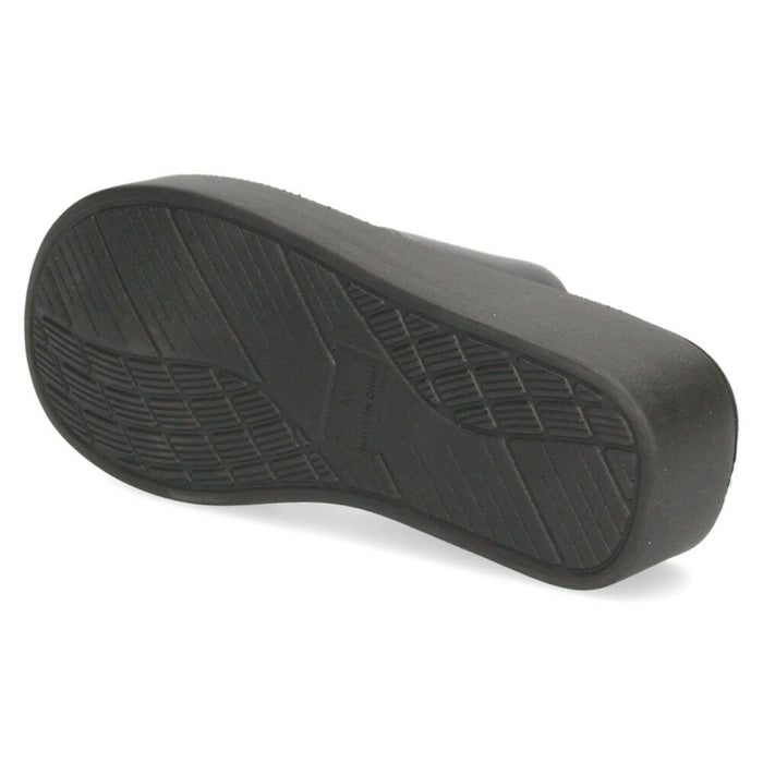 サンダル レディース 厚底 クロスベルト 歩きやすい つっかけ 夏 きれいめ カジュアル シンプル 黒 ブラック シルバー Parade パレード 45109