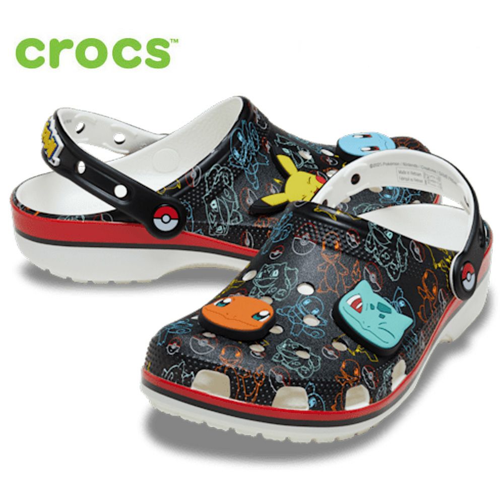 旅行前の売り切り価格 本日限定 crocs クラシッククロッグ ポケモン 211343 POKEMON CLASSIC メンズ