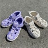 キッズ ベビー サンダル 女の子 男の子 水陸両用 脱げない つま先あり 水遊び 軽量 子ども靴 ウォーターシューズ 黒 スポーツサンダル グルカサンダル Parade 56302