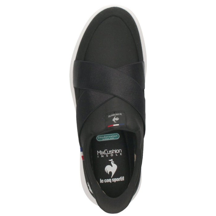 スリッポン レディース スニーカー LCS マルヌ ダブルベルトスリッポン SI ルコック ルコックスポルティフ さっと履ける NEXTEP 消臭 軽量 LECOQ le coq sportif LU5SSN21LZ