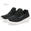 スリッポン レディース スニーカー 履きやすい 疲れない ウォーキング 仕事 運動 ハンズフリー シューズ ゴム紐 黒 白 ピュアウォーカー 靴 pure walker PW1501