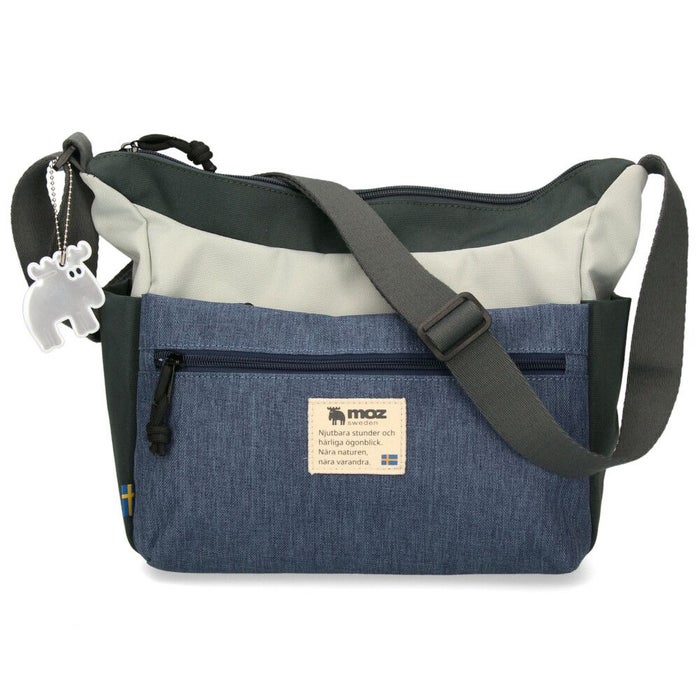 モズ ショルダーバッグ レディース メンズ ユニセックス 斜めがけ 軽量 仕事 旅行 大人 ポケット 多収納 かわいい コンパクト 通勤 カバン 黒 ブラック moz ZZEI28