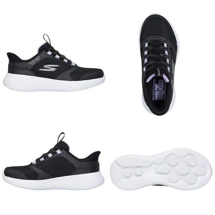 スケッチャーズ スリップインズ キッズ ジュニア スニーカー 男の子 女の子 運動靴 黒 ハンズフリー SKECHERS GO RUN ゴー ラン 400 V2 ノーマル幅 403899L 303855L