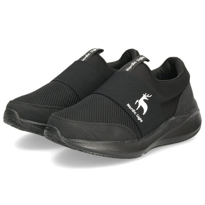 スニーカー レディース スリッポン すぽっと履ける 靴 メッシュ 軽量 厚底 カジュアル シンプル 歩きやすい ノルディックライト Nordic Light NL0110F