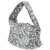 ハンドバッグ レディース スパンコール 黒 ブラック シルバー トートバッグ 鞄 小さめ キラキラ グリームサプライ gream supply 4038 結婚式 上品 大人 きれいめ おしゃれ パーティー