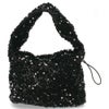 ハンドバッグ レディース スパンコール 黒 ブラック シルバー トートバッグ 鞄 小さめ キラキラ グリームサプライ gream supply 4038 結婚式 上品 大人 きれいめ おしゃれ パーティー