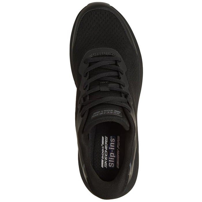 スケッチャーズ スリップインズ メンズ ノーマル幅 ボブス スポート スキルズ スニーカー スリッポン 黒 ブラック ハンズフリー 履きやすい 歩きやすい 通勤 通学 ウォーキング SKECHERS Slip-ins 118431