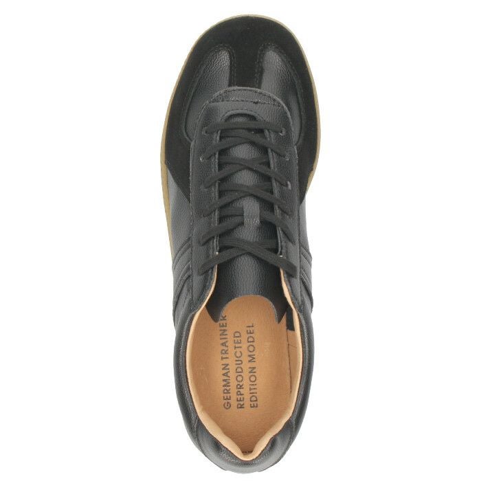 ジャーマントレーナー スニーカー 白 黒 メンズ レディース 靴 レザー ローカット シューズ GERMAN TRAINER REPRODUCTED EDITION MODEL 42500