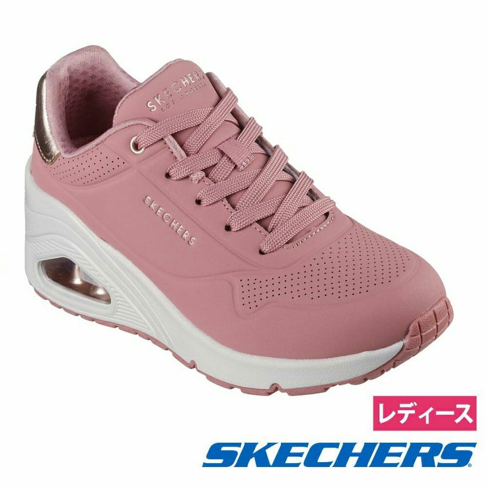 SKECHERS ウノ ウェッジ ハイステップス スニーカー 177520 レディース