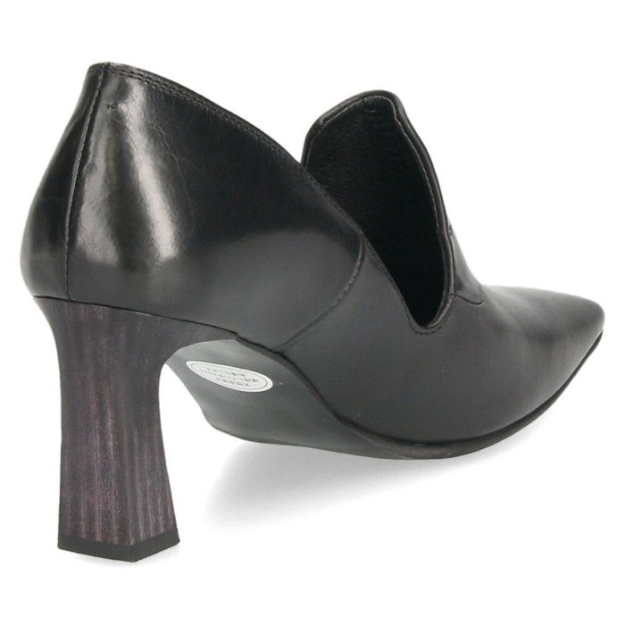 ラボキゴシ ワークス パンプス レディース 7cmスクエアトウカットワークパンプス  黒 ブラック 7cm ヒール 12838 RABOKIGOSHI works 日本製 おしゃれ 上品