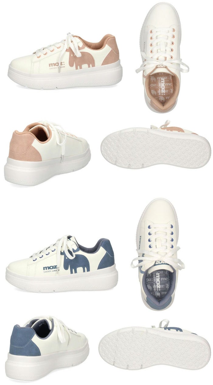 モズ スニーカー レディース 靴 厚底 軽量 歩きやすい ローカット カジュアル シューズ コートスニーカー moz 靴 おしゃれ レースアップ シンプル ひも靴 40250