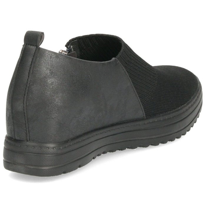 レディース スリッポン 軽量 シューズ 疲れない 幅広 3E 黒 茶色 カジュアル 靴 スニーカー ブラック チョコ ブラウン パレード 16 Parade