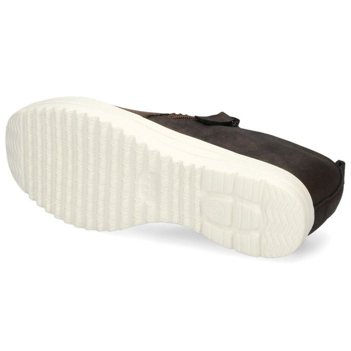 レディース スリッポン 軽量 シューズ 疲れない 幅広 3E 黒 茶色 カジュアル 靴 スニーカー ブラック チョコ ブラウン パレード 16 Parade