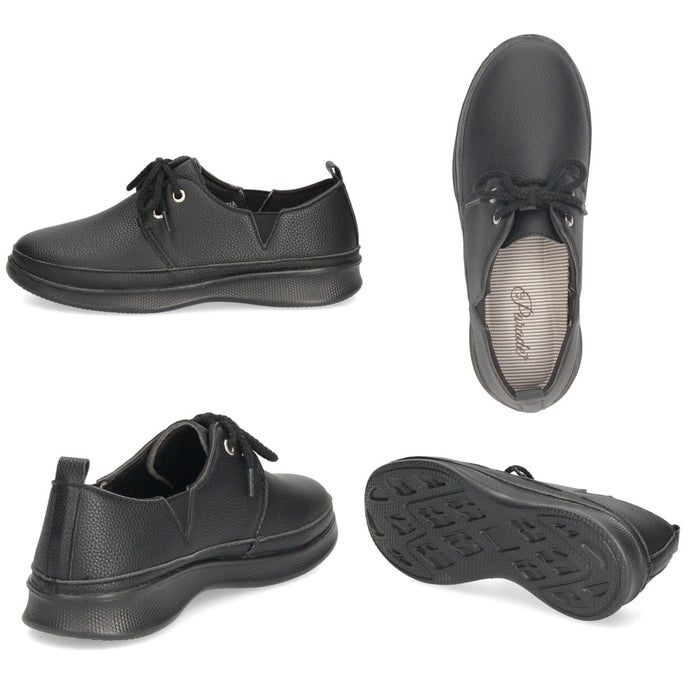 カジュアルシューズ レディース 軽量 歩きやすい 疲れにくい シンプル きれいめ 通勤 通学 スリッポン 紐 Parade 2345 2251