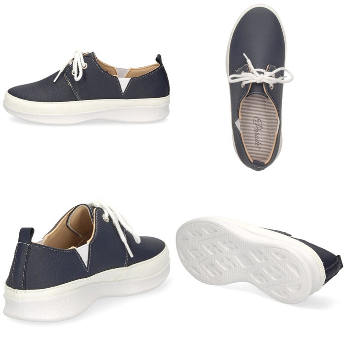 カジュアルシューズ レディース 軽量 歩きやすい 疲れにくい シンプル きれいめ 通勤 通学 スリッポン 紐 Parade 2345 2251