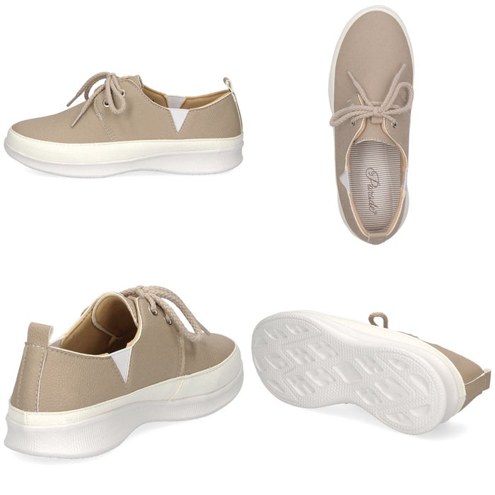 カジュアルシューズ レディース 軽量 歩きやすい 疲れにくい シンプル きれいめ 通勤 通学 スリッポン 紐 Parade 2345 2251