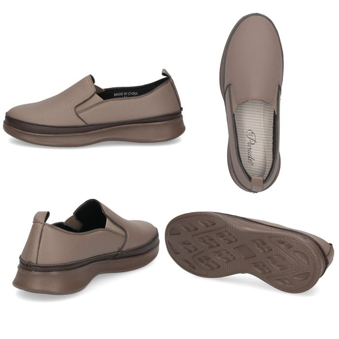 カジュアルシューズ レディース 軽量 歩きやすい 疲れにくい シンプル きれいめ 通勤 通学 スリッポン 紐 Parade 2345 2251