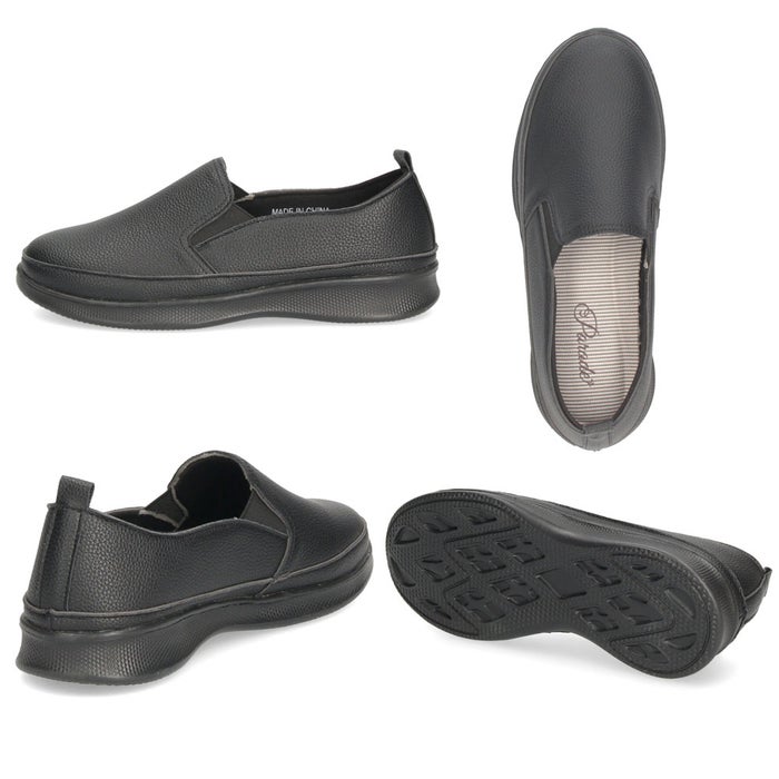 カジュアルシューズ レディース 軽量 歩きやすい 疲れにくい シンプル きれいめ 通勤 通学 スリッポン 紐 Parade 2345 2251