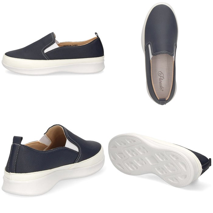 カジュアルシューズ レディース 軽量 歩きやすい 疲れにくい シンプル きれいめ 通勤 通学 スリッポン 紐 Parade 2345 2251