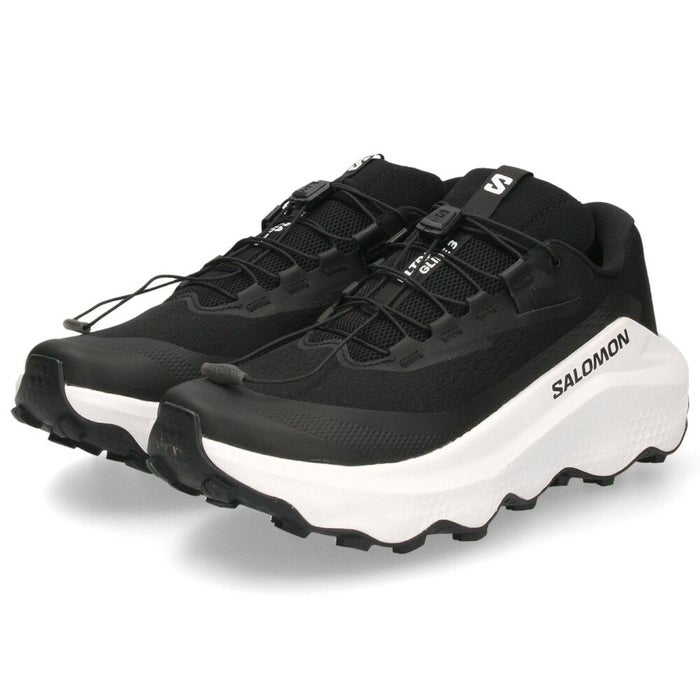 サロモン トレイルランニングシューズ メンズ スニーカー 黒 トレラン 靴 軽量 厚底 ウルトラグライド ULTRA GLIDE 3 ブラック L47742200 SALOMON