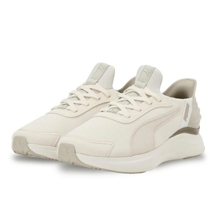 プーマ スニーカー レディース スリッポン 手を使わずに履ける 靴 PUMA ソフトライド ハーモニー レース イーズイン ランニングシューズ 312671 軽量