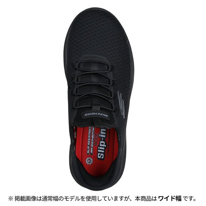 スケッチャーズ スリップインズ ワーク サミッツ SR エンスリー 108144W SKECHERS ワイド幅 レディース 靴 スニーカー 防滑アウトソール SLIP-INS Work Summits SR - Enslee