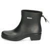 エーグル レインブーツ レディース ショート アンクル丈 長靴 ヒール 黒 防水 ミリカ ボッティロン ラバーブーツ AIGLE ZZFNB28 ノワール マリン