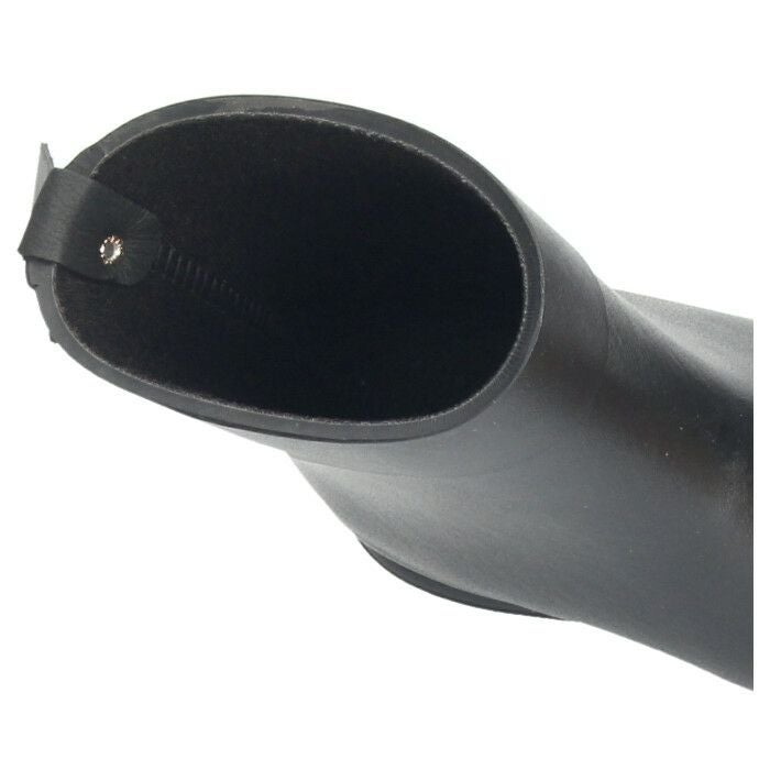 エーグル レインブーツ レディース ショート アンクル丈 長靴 ヒール 黒 防水 ミリカ ボッティロン ラバーブーツ AIGLE ZZFNB28 ノワール マリン