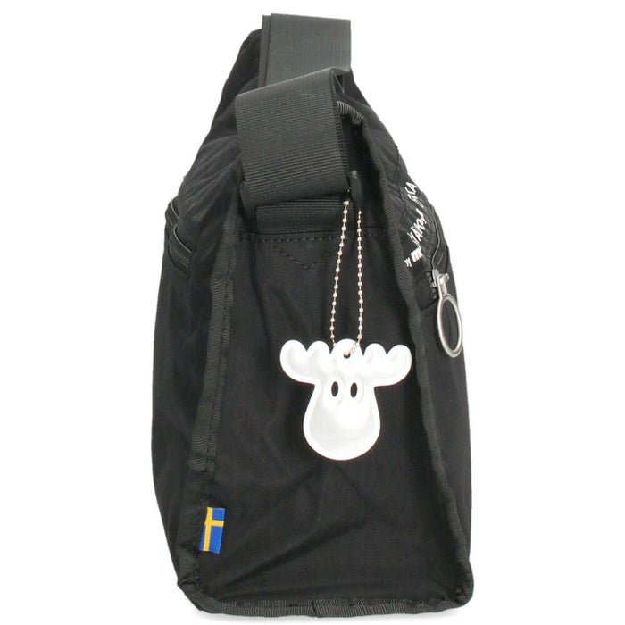 VASKA by moz モズ ショルダーバッグ レディース バッグ 斜め掛け 軽量 ナイロン 撥水 ファスナー付き 小さめ 黒 VZNS-01 ヴェスカバイモズ