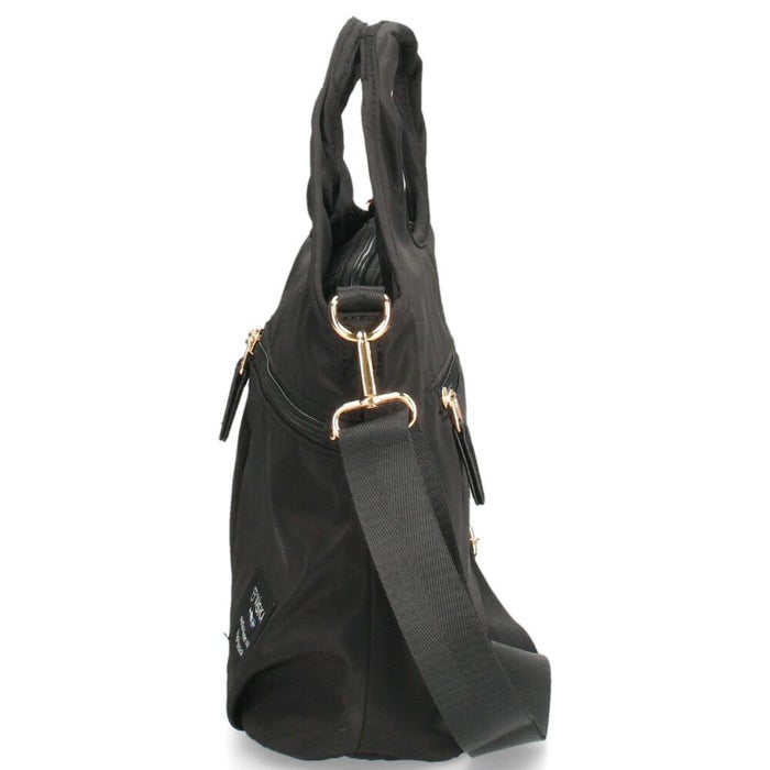 VASKA by moz モズ バッグ ショルダー トートバッグ レディース 2way 斜め掛け 軽量 A5 ファスナー付き 撥水 黒 VZPS-02 ヴェスカバイモズ