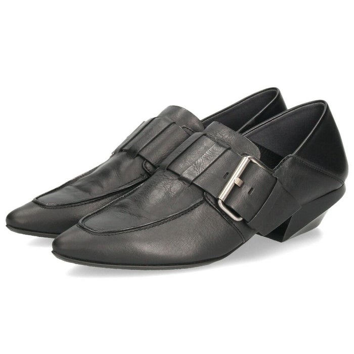 ラボキゴシ ワークス レディース パンプス 本革 ブラック 黒 ベージュ ローヒール ポインテッドトゥ 2WAY 柔らかい 靴 12805 RABOKIGOSHI works 日本製