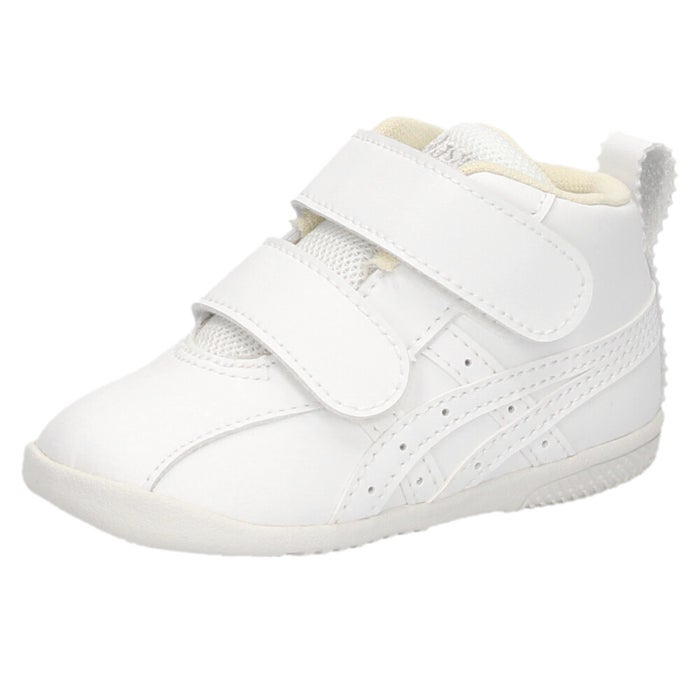 アシックスキッズ スクスク ベビー スニーカー ファーストシューズ 子供靴 キッズ 女の子 男の子 赤ちゃん ホワイト 靴 保育園 通園 ASICS KIDS SUKU2 アミュレファースト SL 1144A223