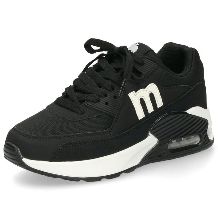 モズ スニーカー レディース 厚底 エアクッション moz 402502 カジュアル シューズ  靴 黒 歩きやすい 軽量 疲れない 通勤 通学 普段使い お出かけ 旅行