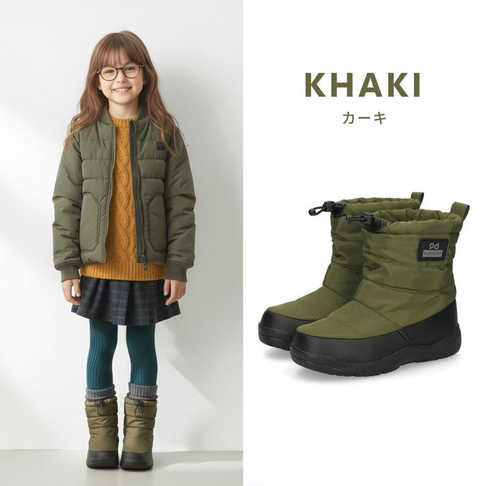 スノーブーツ キッズ 男の子 女の子 ジュニア 防寒ブーツ 防水 撥水 滑りにくい 防滑 歩きやすい 雨 雪 冬 スノーシューズ 56301 パレード Parade