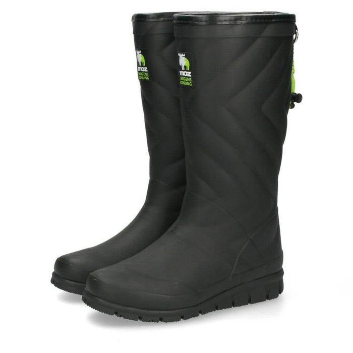 moz モズ レディース レインブーツ 歩きやすい 長靴 防水 レインシューズ 黒 ブラック カーキ 9701 雨 雪 通勤 通学 アウトドア