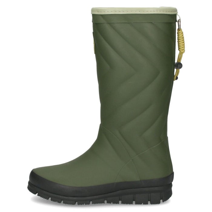 moz モズ レディース レインブーツ 歩きやすい 長靴 防水 レインシューズ 黒 ブラック カーキ 9701 雨 雪 通勤 通学 アウトドア