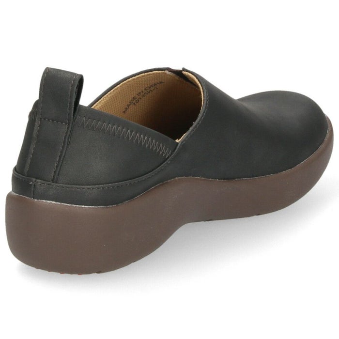 スリッポン レディース かかとが踏める 2WAY シューズ 黒 4E 幅広 履きやすい 滑りにくい 軽量 靴 パンジー Pansy 1520 パンジーハーツ