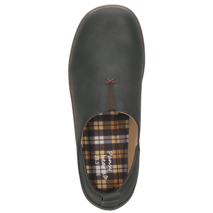 スリッポン レディース かかとが踏める 2WAY シューズ 黒 4E 幅広 履きやすい 滑りにくい 軽量 靴 パンジー Pansy 1520 パンジーハーツ