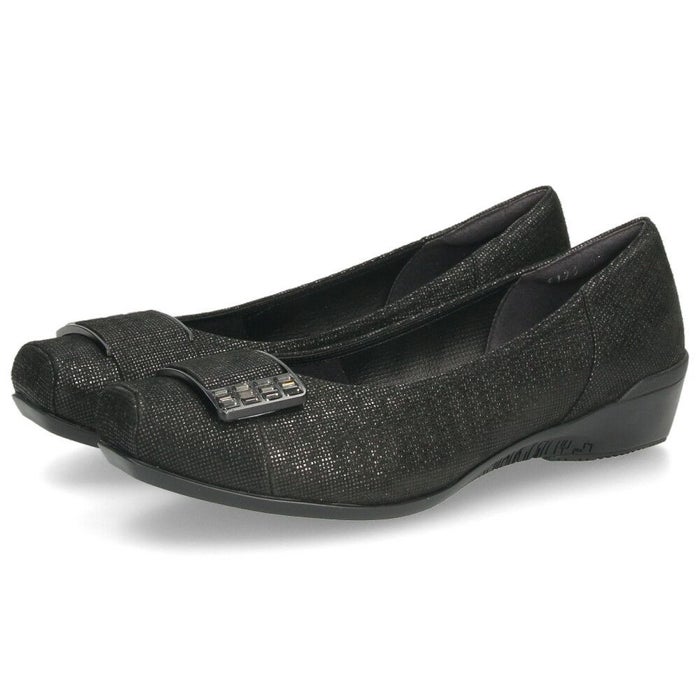 パンプス ローヒール 黒 おしゃれ 本革 ゆったり 幅広 レディース 靴 本革 日本製 ブラック オーク 5175 COMPOSITION Blow