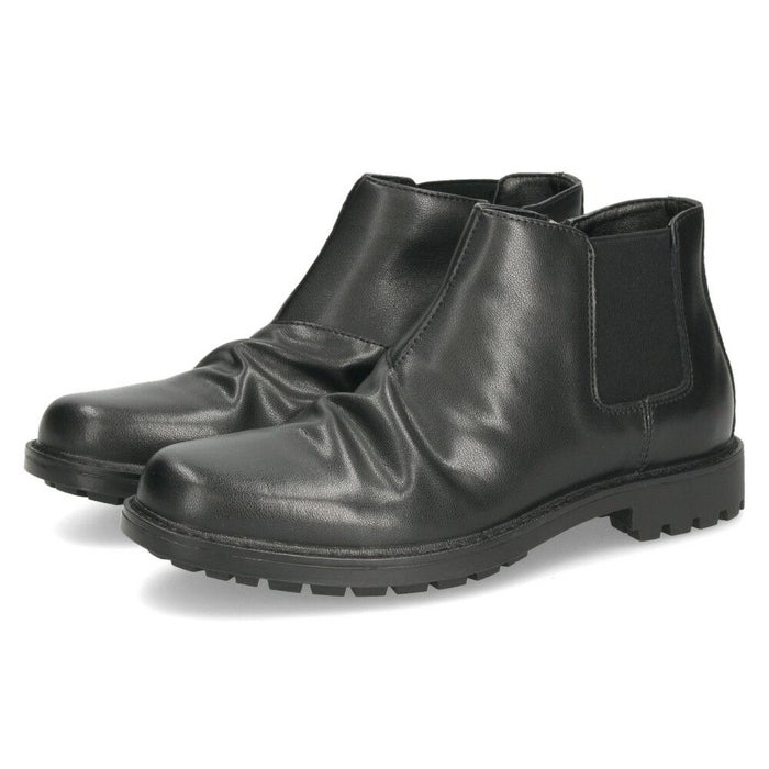 ショートブーツ メンズ 本革 サイドゴアブーツ サイドジップ 黒 レザー カジュアル 革靴 VIVA GRAFFITI ビバグラフィティ 279