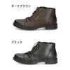 レースアップブーツ メンズ 本革 黒 ショートブーツ サイドジップ レザー 黒 編み上げ 靴 革靴 VIVA GRAFFITI ビバグラフィティ 278