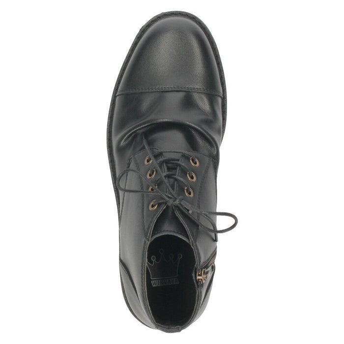 レースアップブーツ メンズ 本革 黒 ショートブーツ サイドジップ レザー 黒 編み上げ 靴 革靴 VIVA GRAFFITI ビバグラフィティ 278