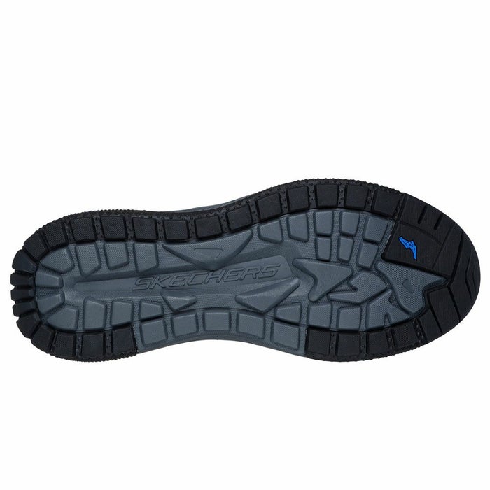 スケッチャーズ スリップインズ メンズ ブーツ 幅広 防水 防滑 ハイキングブーツ ミッドカット SKECHERS Slip-ins Relaxed Fit メロエ パイクマン 205285WW ブラック ブラウン エクストラワイド幅 5E相当 ハンズフリー