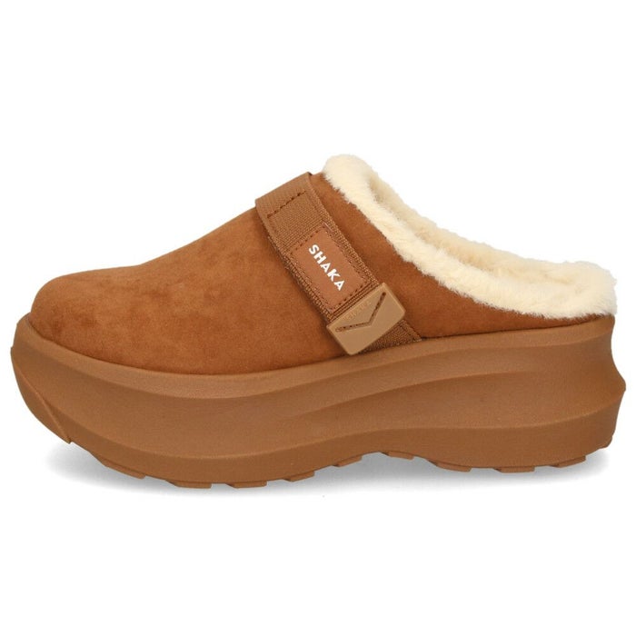 シャカ サボ サンダル レディース 黒 厚底 スナッグ ボア ミュール ゲス チャンキー SUNG BOA MULE GES CHUNKY 靴 SHAKA SK-345 ブラック マロン ベージュ