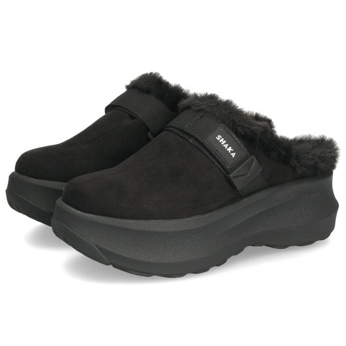 シャカ サボ サンダル レディース 黒 厚底 スナッグ ボア ミュール ゲス チャンキー SUNG BOA MULE GES CHUNKY 靴 SHAKA SK-345 ブラック マロン ベージュ