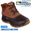 スケッチャーズ スリップインズ ブーツ メンズ 防水 防滑  靴 256026 SKECHERS ジョンディア ウォータープルーフ リラックスド フィット リスペクテッド スワンパー