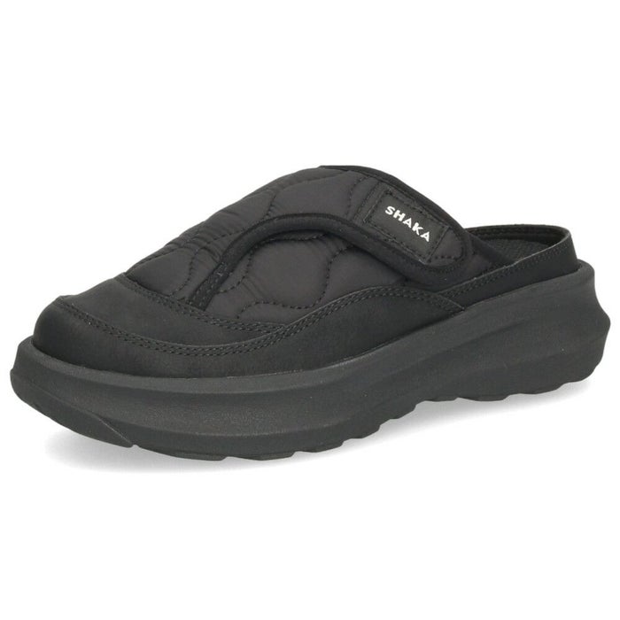 シャカ サンダル レディース 黒 厚底 靴 シュラフ スライド ゲス SCHLAF SLIDE GES クロッグ サボ ルームシューズ 防寒 軽量 SHAKA SK-346 ブラック ダークブラウン トープ
