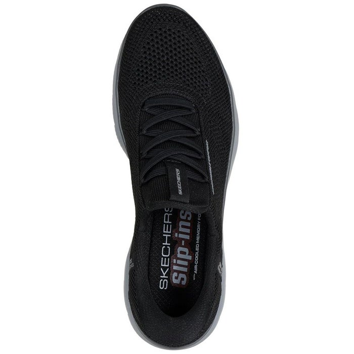 スケッチャーズ スリップインズ メンズ スニーカー スリッポン 手を使わずに履ける 靴 黒 履きやすい ノーマル幅 サミッツ パーフォ SKECHERS Slip-Ins SUMMITS PERFO 232939